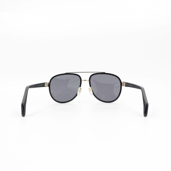 Gucci GG0447 Pilot Sunglasses Black Gray OS - Picture 4 of 15